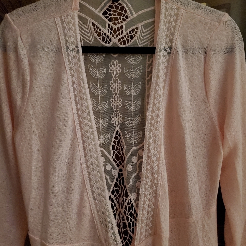 Torrid Women's Sheer Embroidered Carrigan - Picture 3 of 7